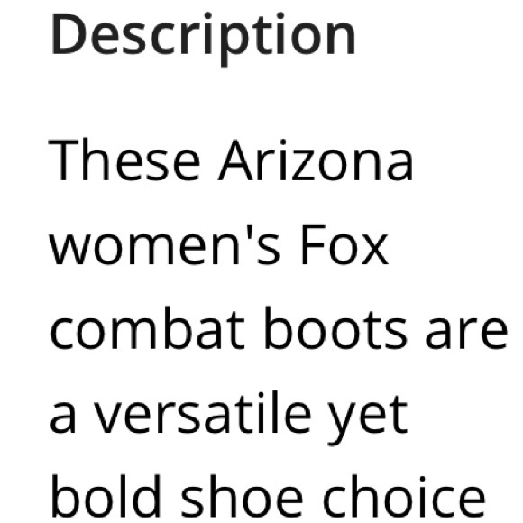 SOLD OUT Arizona  women fox combat boots - Picture 7 of 14